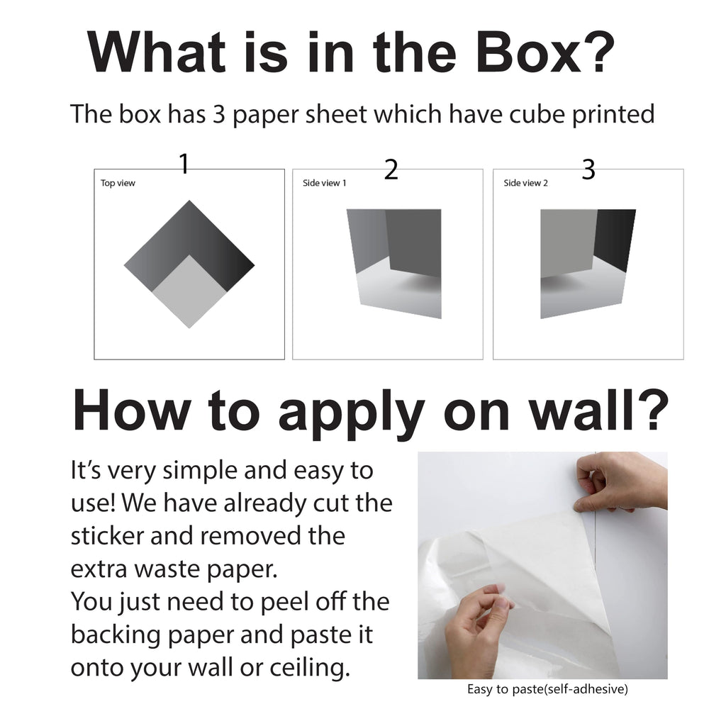 Open a portal in your own home with graphic decals that trick your mind and make you wonder how this is even possible.